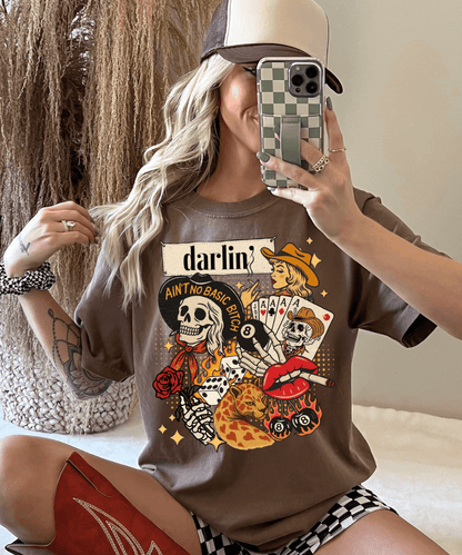 Shipping Dept. Small / Espresso - Comfort Color Tee The Greatest Gamble - Multiple Options