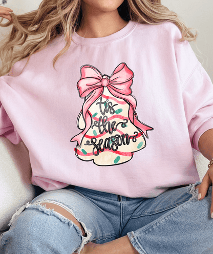 Shipping Dept. Tis The Season Tree Bow - Multiple Color options