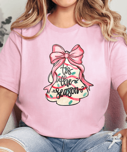 Shipping Dept. Tis The Season Tree Bow - Multiple Color options