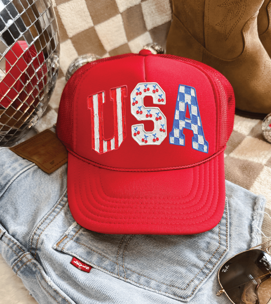 Shipping Dept. USA Cherries -  Foam Otto Red Trucker Hat