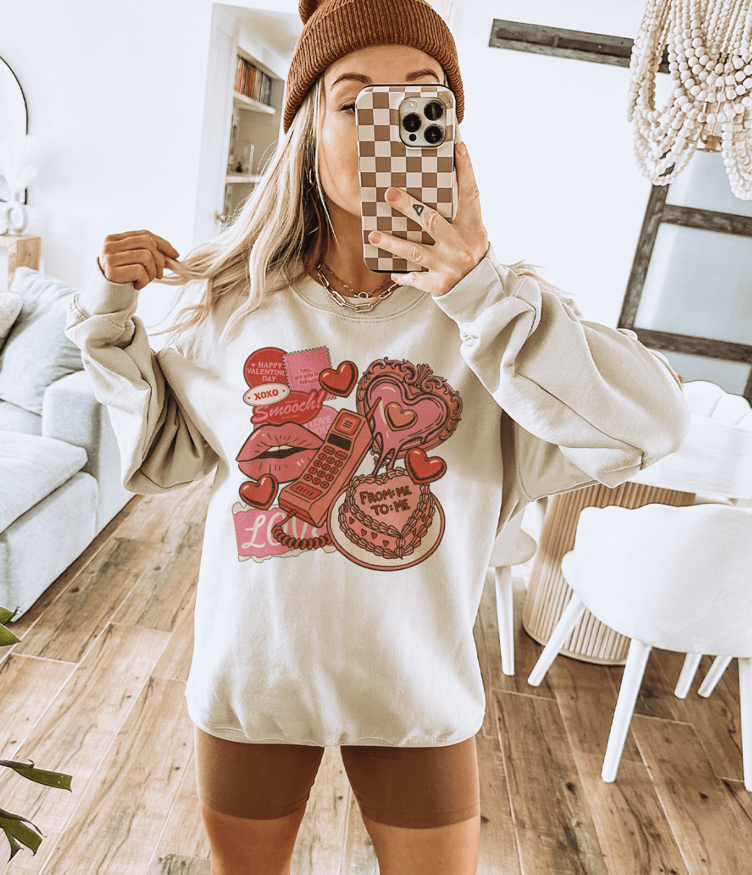 MISSMUDPIE Valentine Collage From Me to Me - Multiple color options in Tee or Sweatshirt