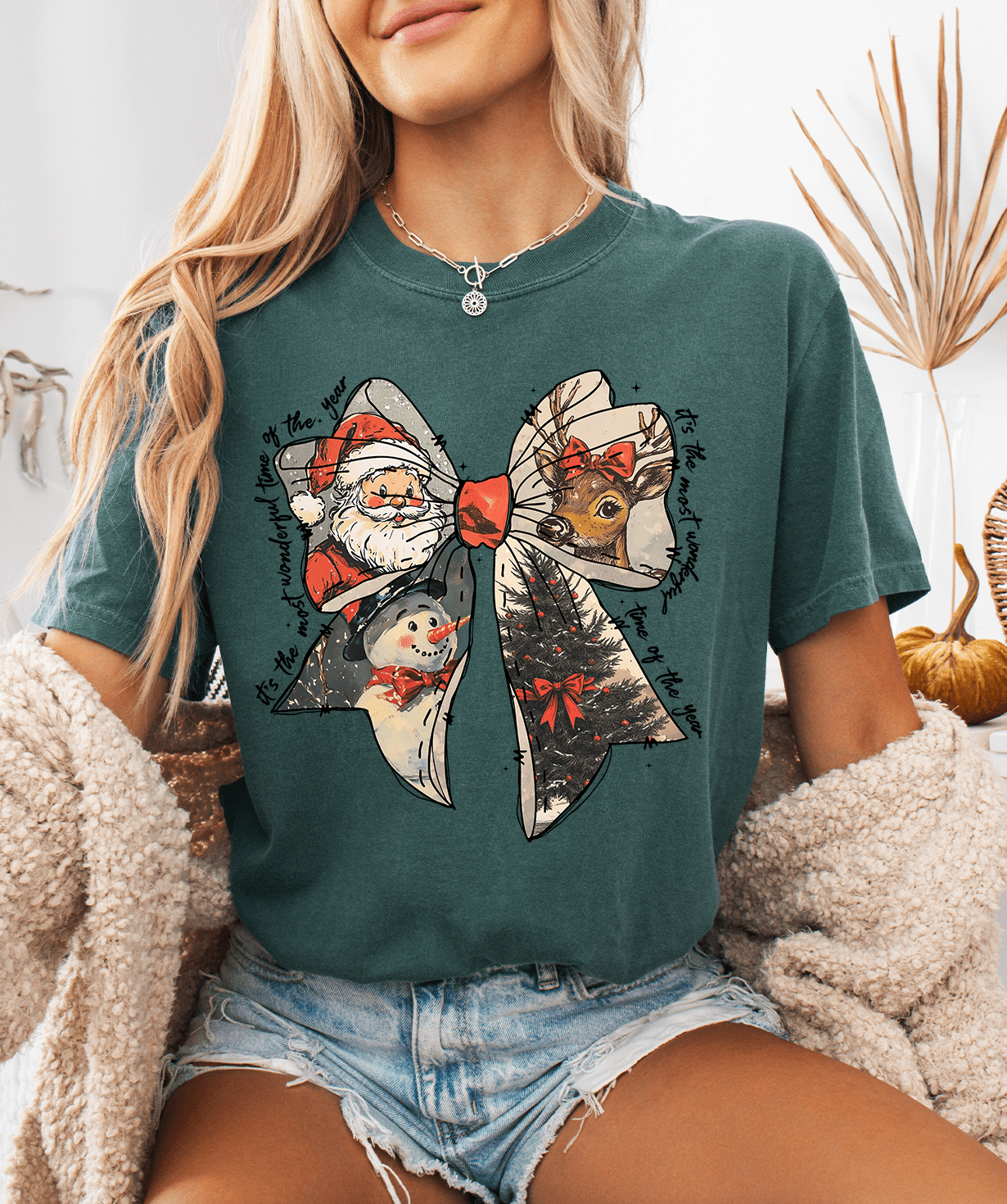 Shipping Dept. Vintage Christmas Bow