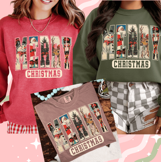 Shipping Dept. Vintage Merry Christmas