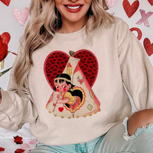 Load image into Gallery viewer, MISSMUDPIE Small / Cream Sweatshirt Vintage Valentine Teepee - Multiple color options in Tee or Sweatshirt
