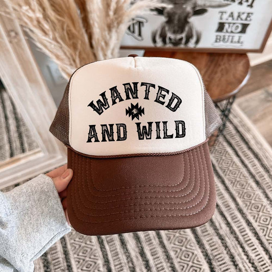 Shipping Dept. Wanted and Wild - Foam Trucker Cap - Multiple color options