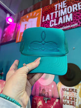 Load image into Gallery viewer, Shipping Dept. Purple Western Boot Stitch Trucker Cap JADE - Multiple Thread Color Options
