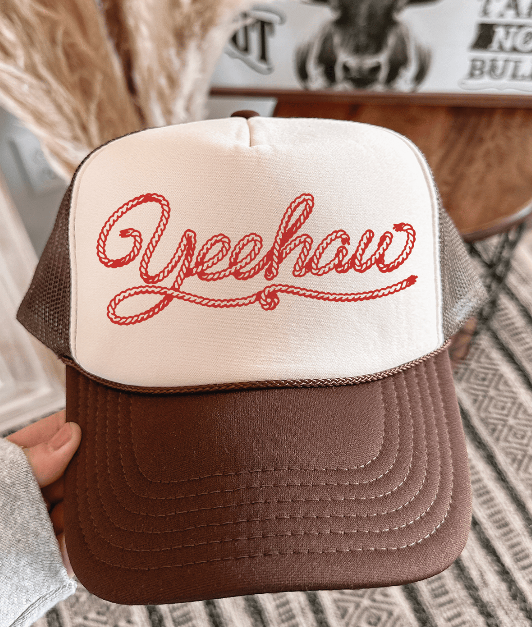 Yee Haw Rope - Brown & Tan Foam Otto Trucker – Shipping Dept.