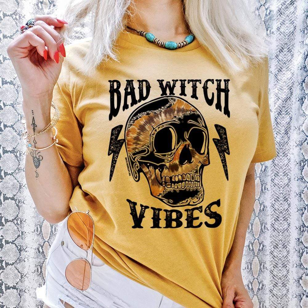 MISSMUDPIE Bad Witch Vibes - MUSTARD