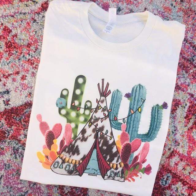 MISSMUDPIE Christmas Cactus Teepee on Natural