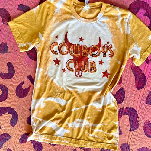 MISSMUDPIE Cowboys Club - Scrunch Bleach Mustard