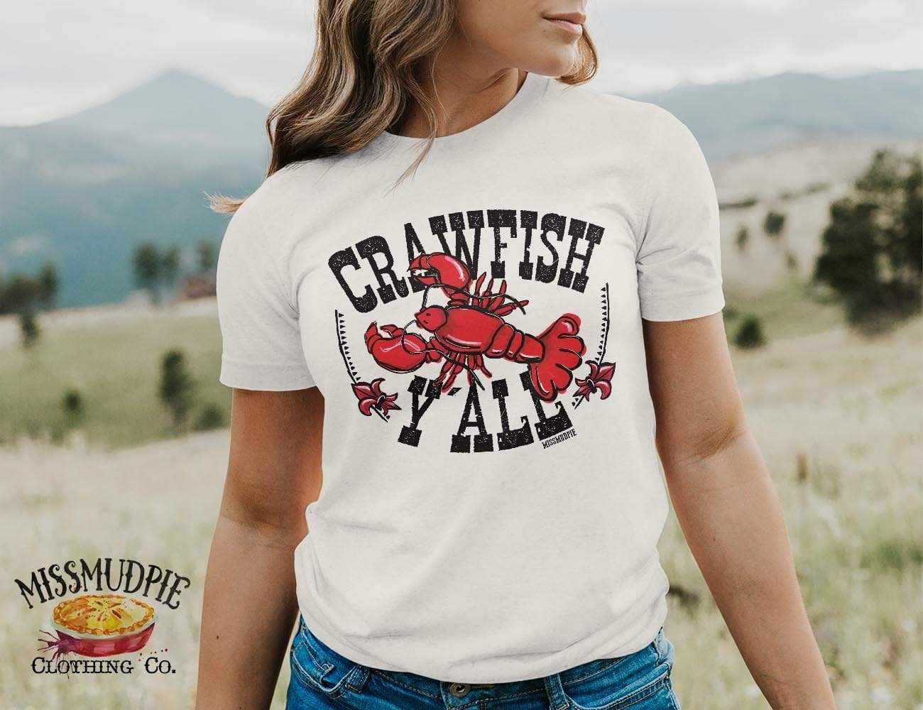 Crawfish Y'All - White