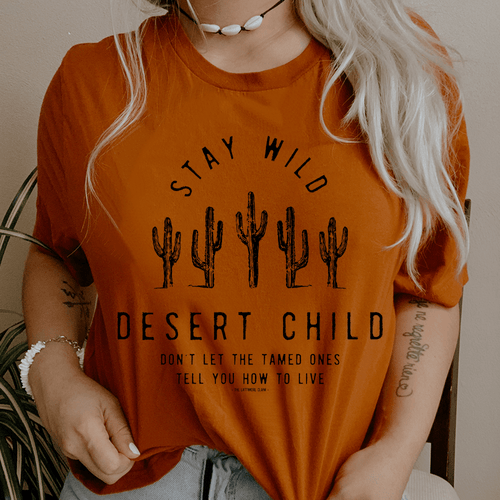 MISSMUDPIE Desert Child with Cactus - Harvest