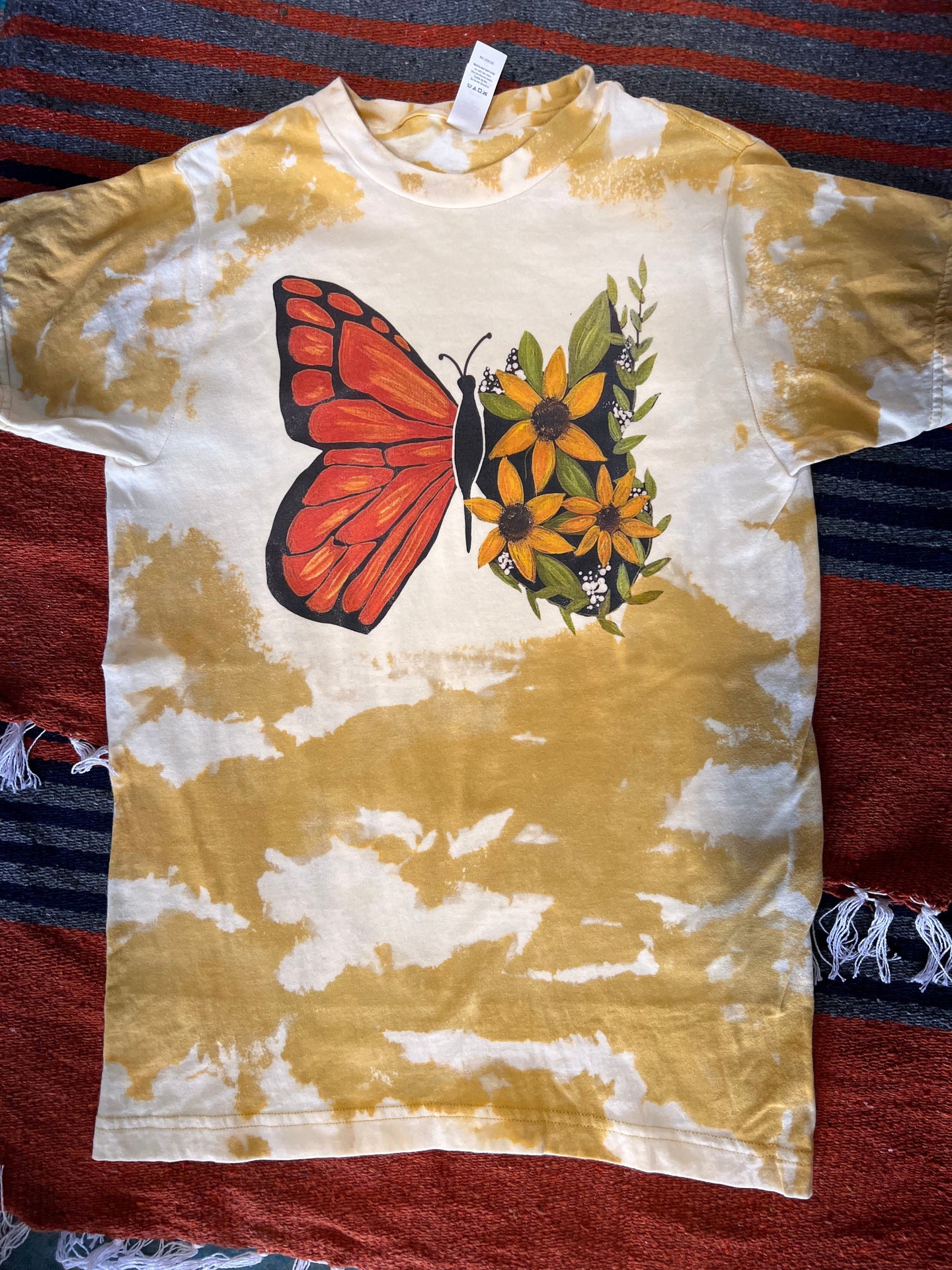 MISSMUDPIE Flutter By Butterfly  - Bleached Mustard