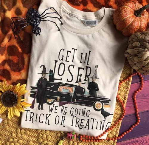 Shipping Dept. Get In Loser We're Going Trick or Treating - CREAM