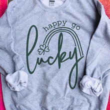 Load image into Gallery viewer, Shipping Dept. Gray Sweatshirt / Small Happy Go Lucky - Multiple Color &amp; Style Options
