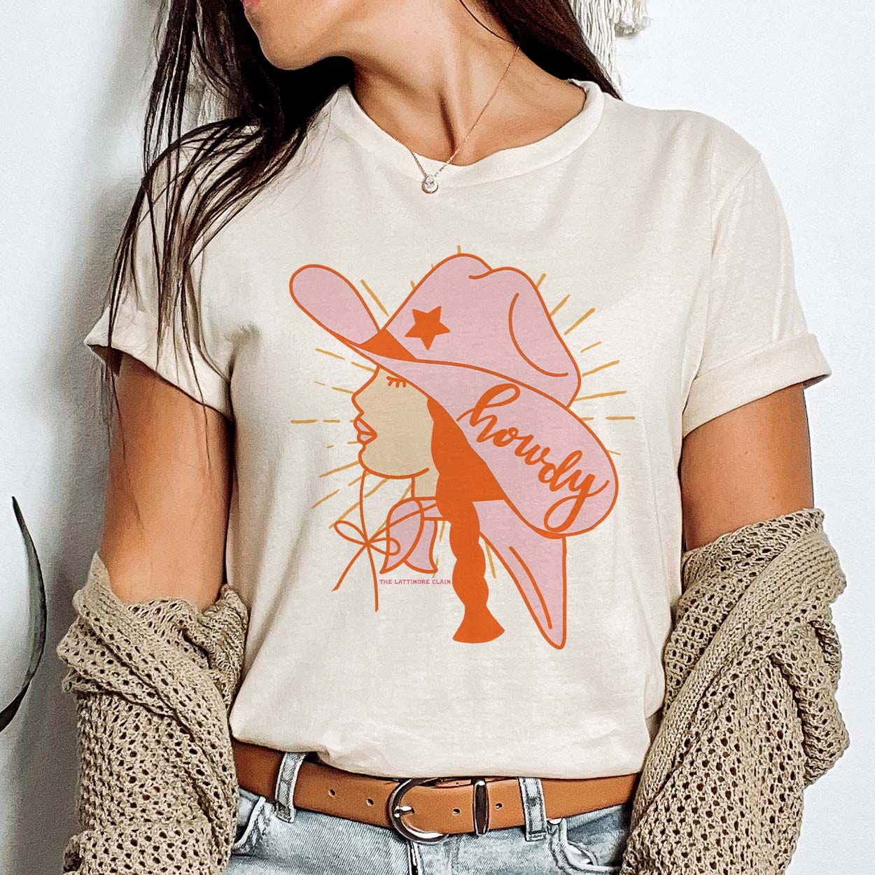 MISSMUDPIE Howdy Cowgirl with Hat - 2 Color Choices