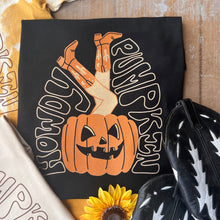 Load image into Gallery viewer, Shipping Dept. Small / Black Howdy Pumpkin Cowgirl Legs
