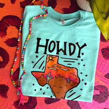 Load image into Gallery viewer, MISSMUDPIE Howdy Texas Hand Drawn  - Mint
