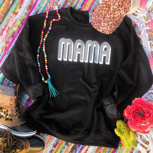 Shipping Dept. MAMA - Black Sweatshirt