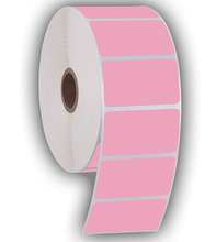 Load image into Gallery viewer, Shipping Dept. PRETTY THINGS INSIDE ~  Light Pink ~ 2.25&quot; X 1.25&quot; Perforated Marketing Stickers
