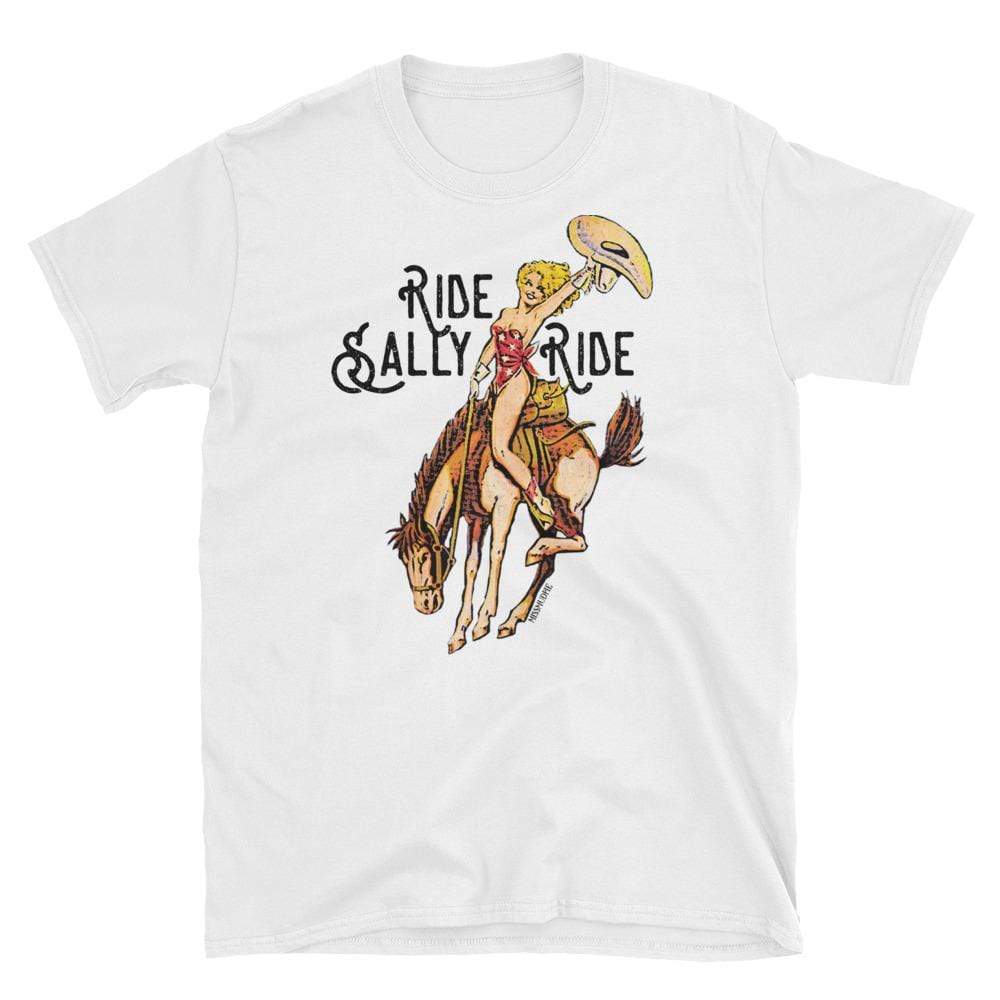 MISSMUDPIE White - Bella Canvas / S Ride Sally Ride