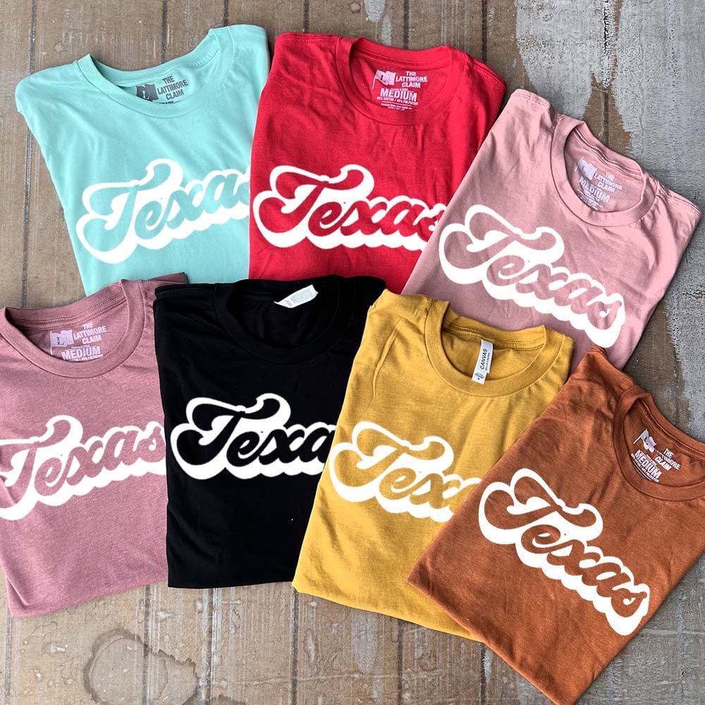 MISSMUDPIE TEXAS TEE  - 7 Color Choices