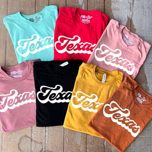 MISSMUDPIE TEXAS TEE  - 7 Color Choices