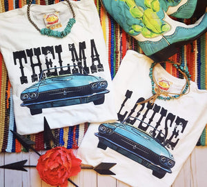MISSMUDPIE Small / THELMA - WHITE Thelma & Louise ( Available in BLACK or WHITE )