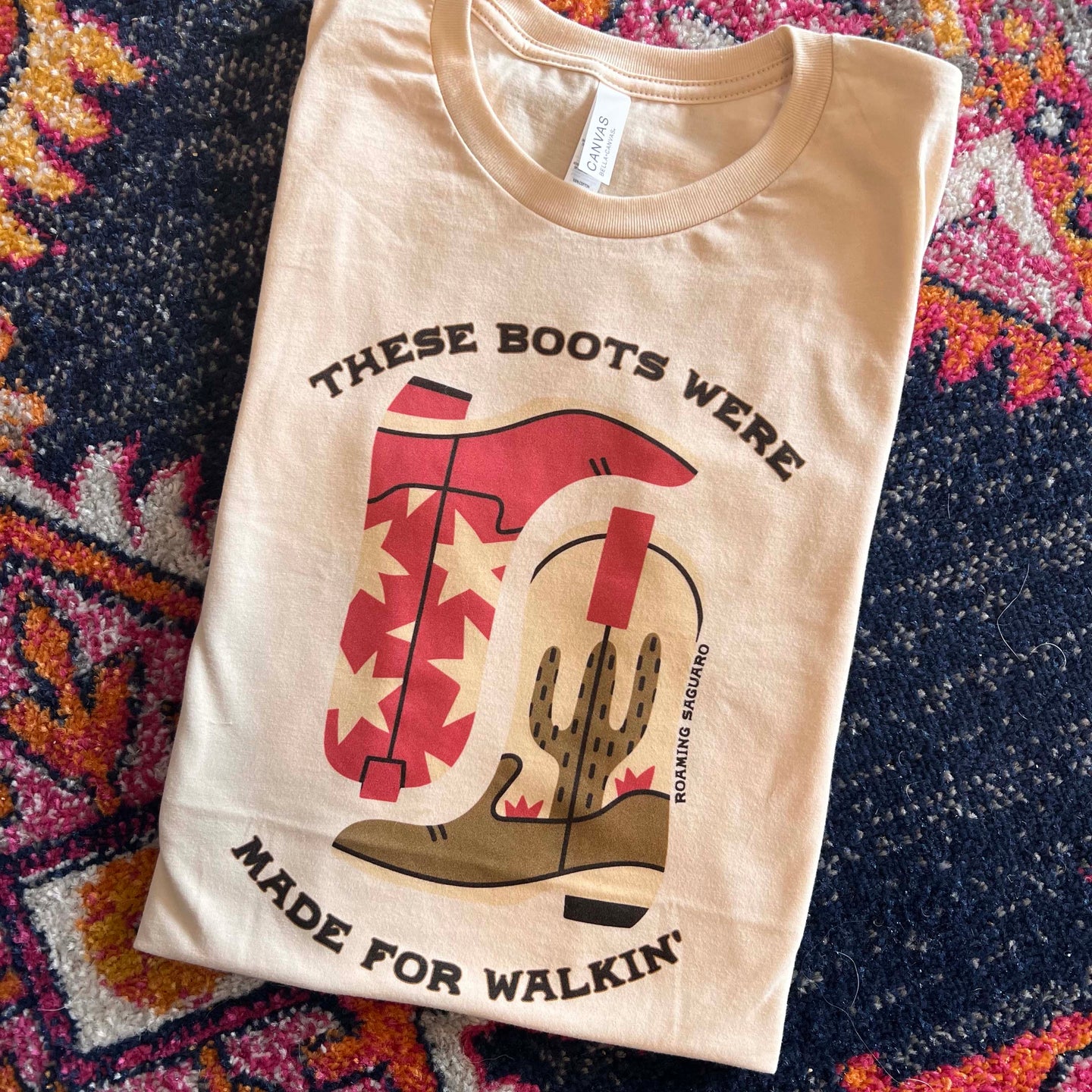 Shipping Dept. These Boots Were Made For Walkin - THE ROAMING SAGUARO COLLECTION by Meghan Wolff